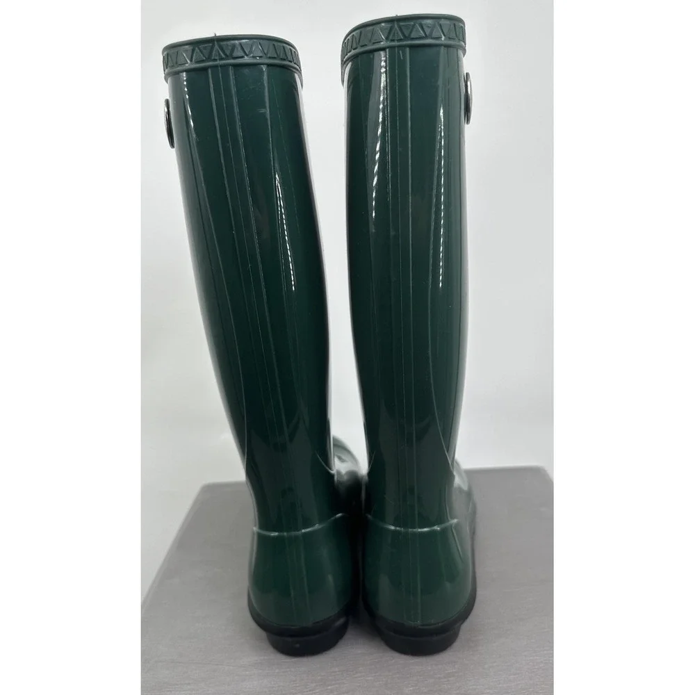 UGG SHAYE Waterproof Rain Winter  Rubber Boot For Women Size 6‎ in GREEN PINE